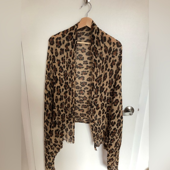 Zara léopard scarf - Picture 2 of 2